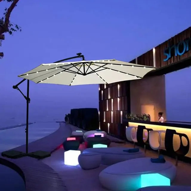 Luxury Shade: Premium Custom Cantilever Banana Umbrella (Base Not Included)