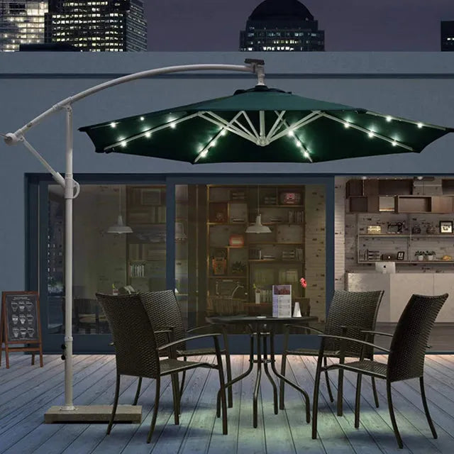 Luxury Shade: Premium Custom Cantilever Banana Umbrella (Base Not Included)