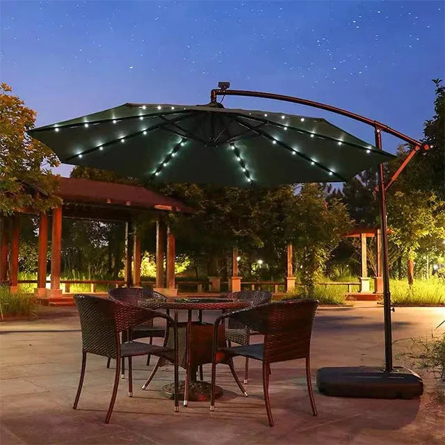 Luxury Shade: Premium Custom Cantilever Banana Umbrella (Base Not Included)