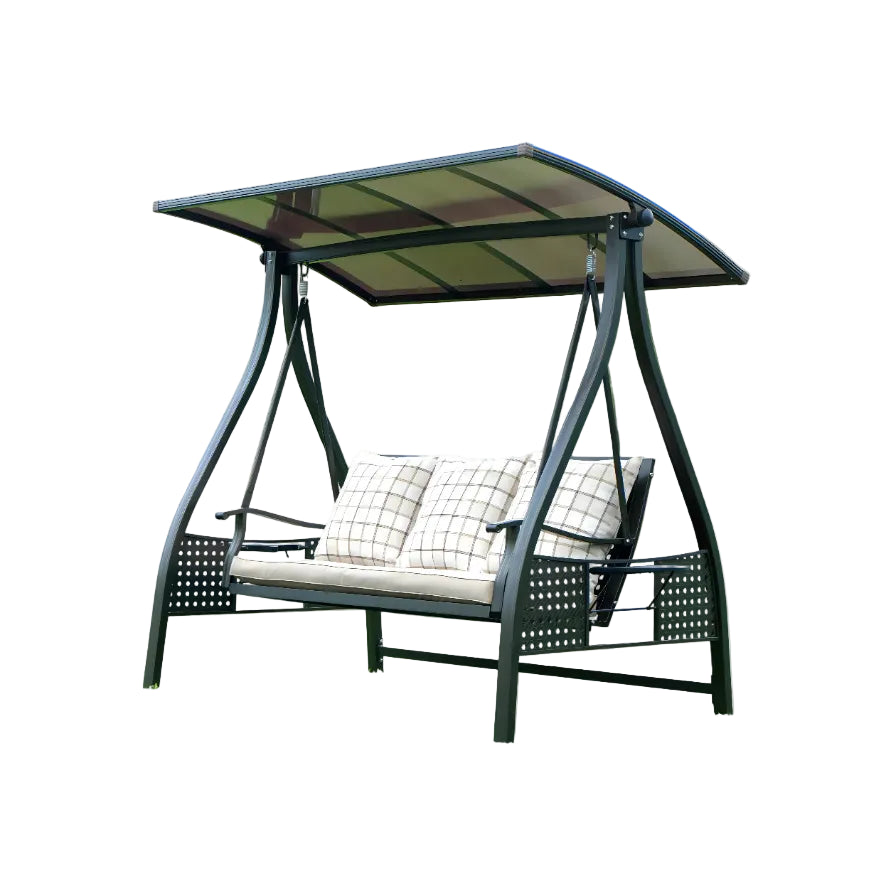 Relax in style with our Aluminum Three Seat Swing Chair – designed for durability, comfort, and an elegant addition to your outdoor space.