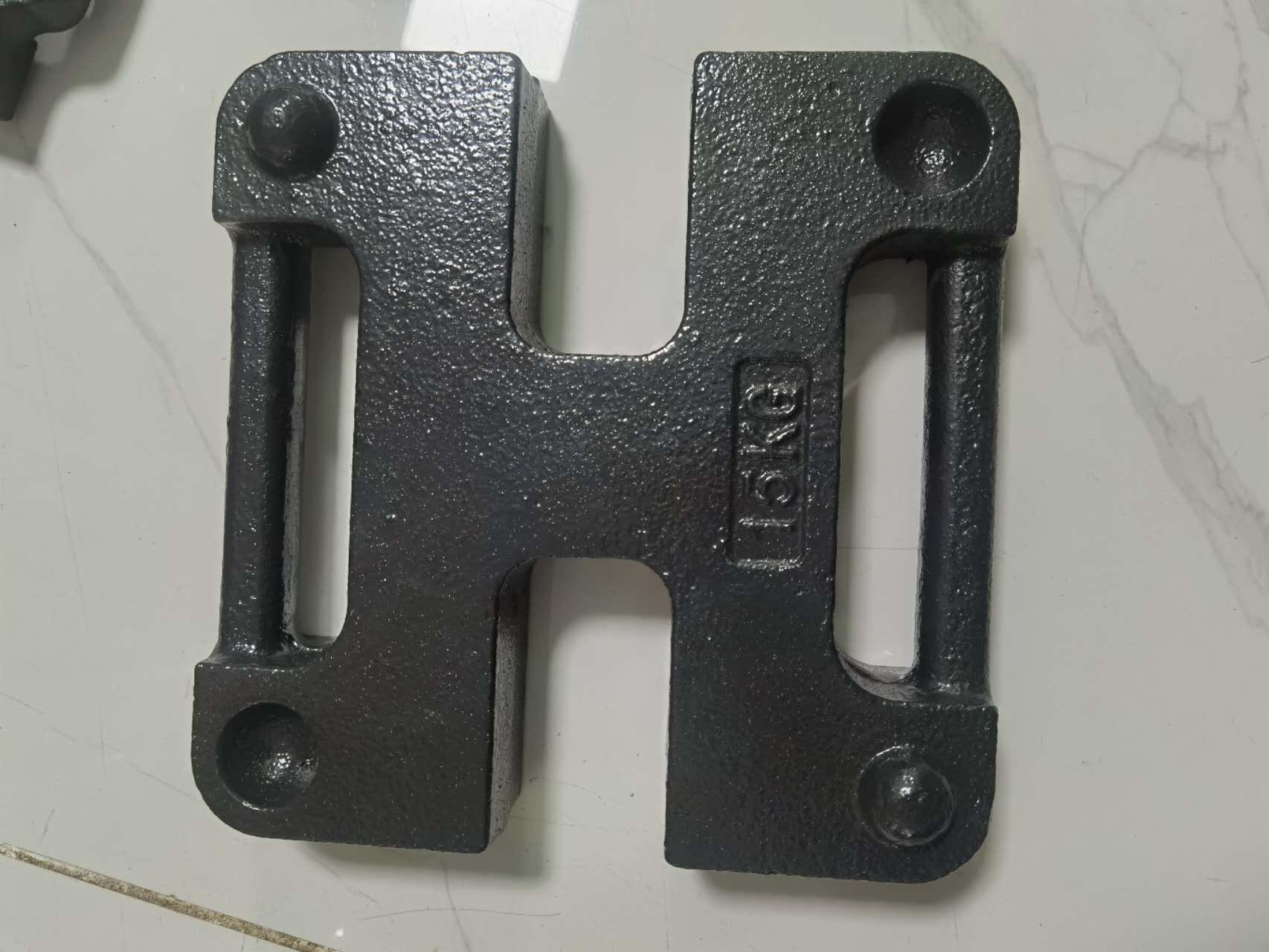 Black counterweight for advertising tents - with tablecloth fixing holes and windproof ballast base