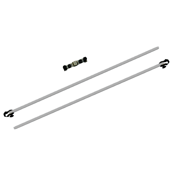 Advertising tent semi-enclosed connecting pole, side wall support, reinforced aluminum pole, quick installation universal accessories