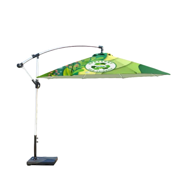 Eco-friendly Advertising Banana Umbrella, Custom-designed Curved Sunshade Umbrella for Commercial Promotion, Outdoor Catering, and Brand Advertising(No base)