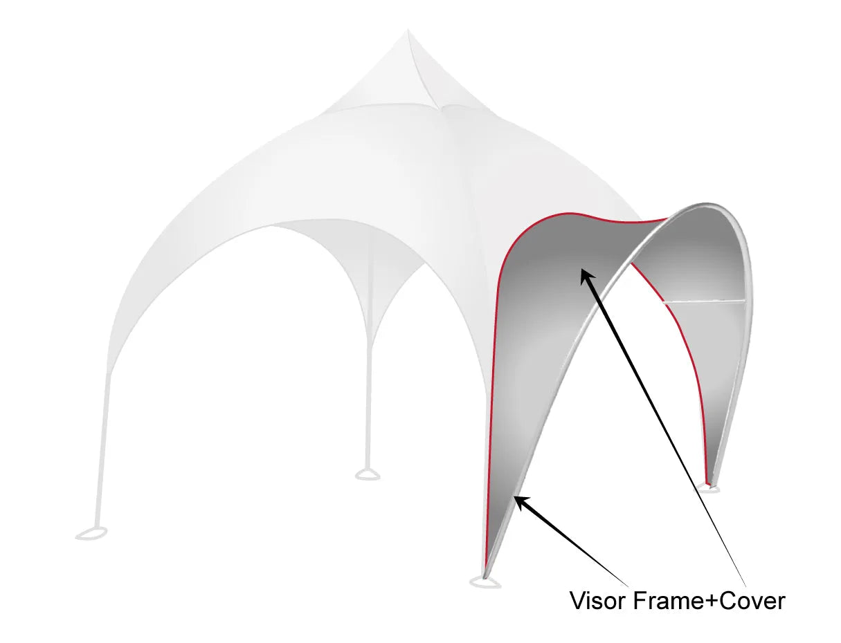 Printed Panache: Custom Arch Dome Tent with Walls
