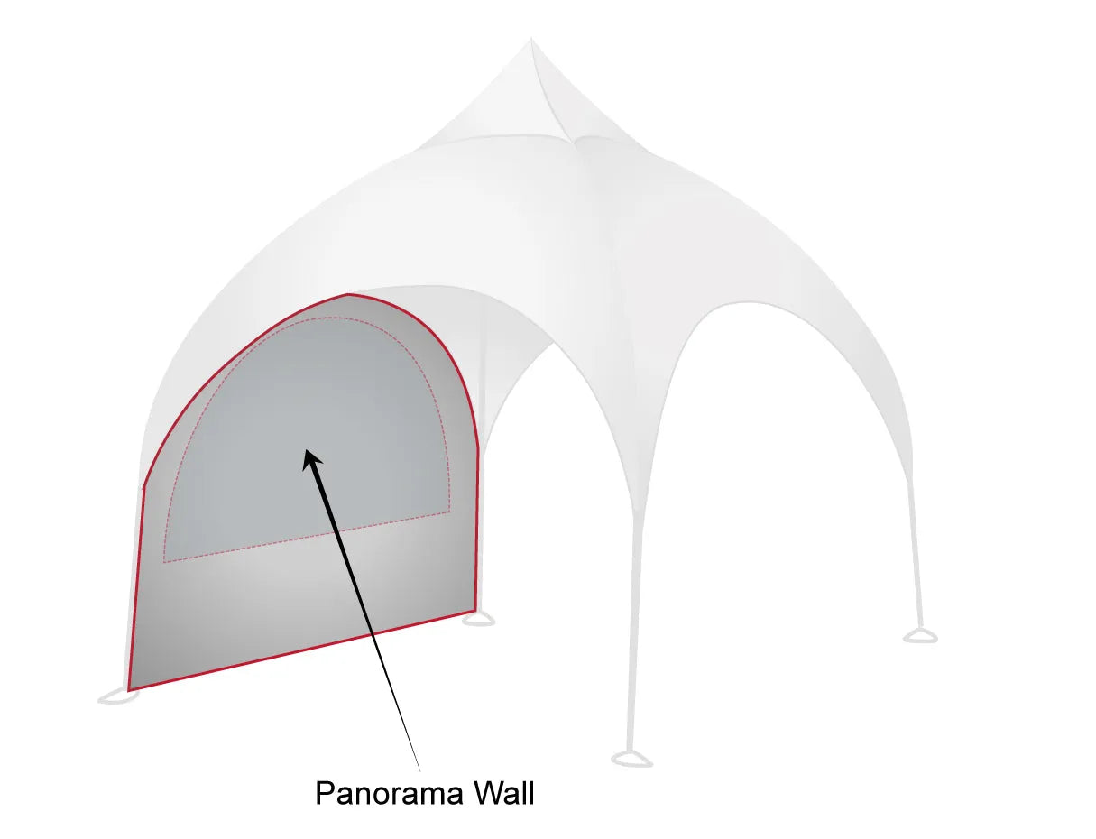 Printed Panache: Custom Arch Dome Tent with Walls
