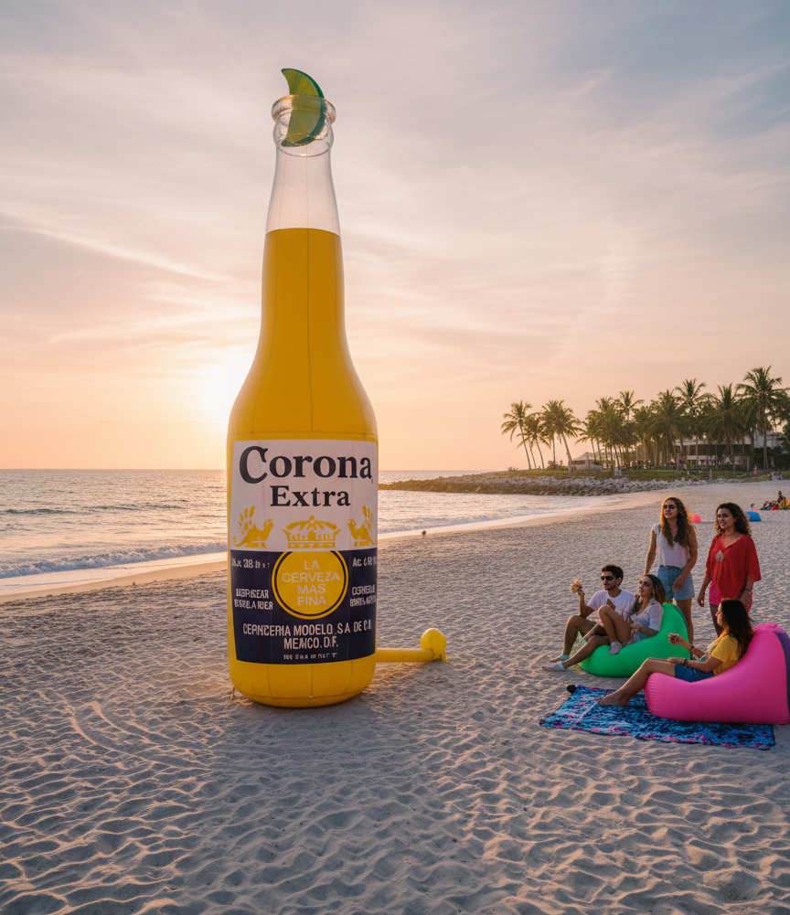 Custom inflatable Cans&Cartoons: Giant, cute, and eye-catching brand ambassadors