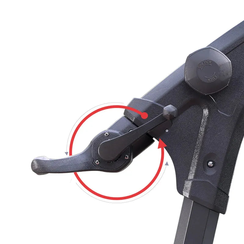 Luxury Shade: Premium Custom Cantilever Banana Umbrella (Base Not Included)