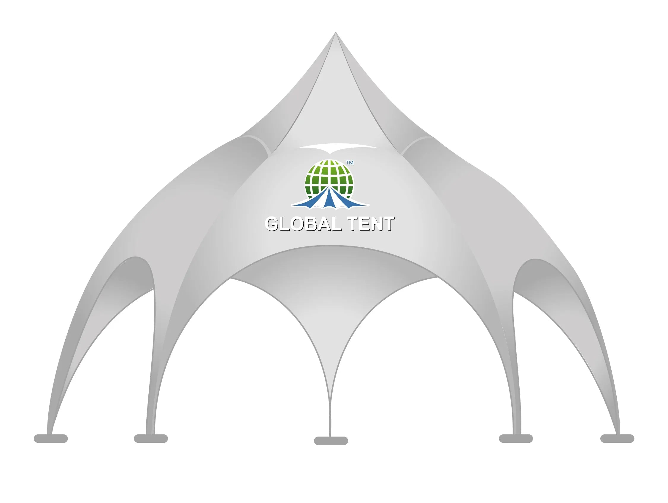 Printed Panache: Custom Arch Dome Tent with Walls