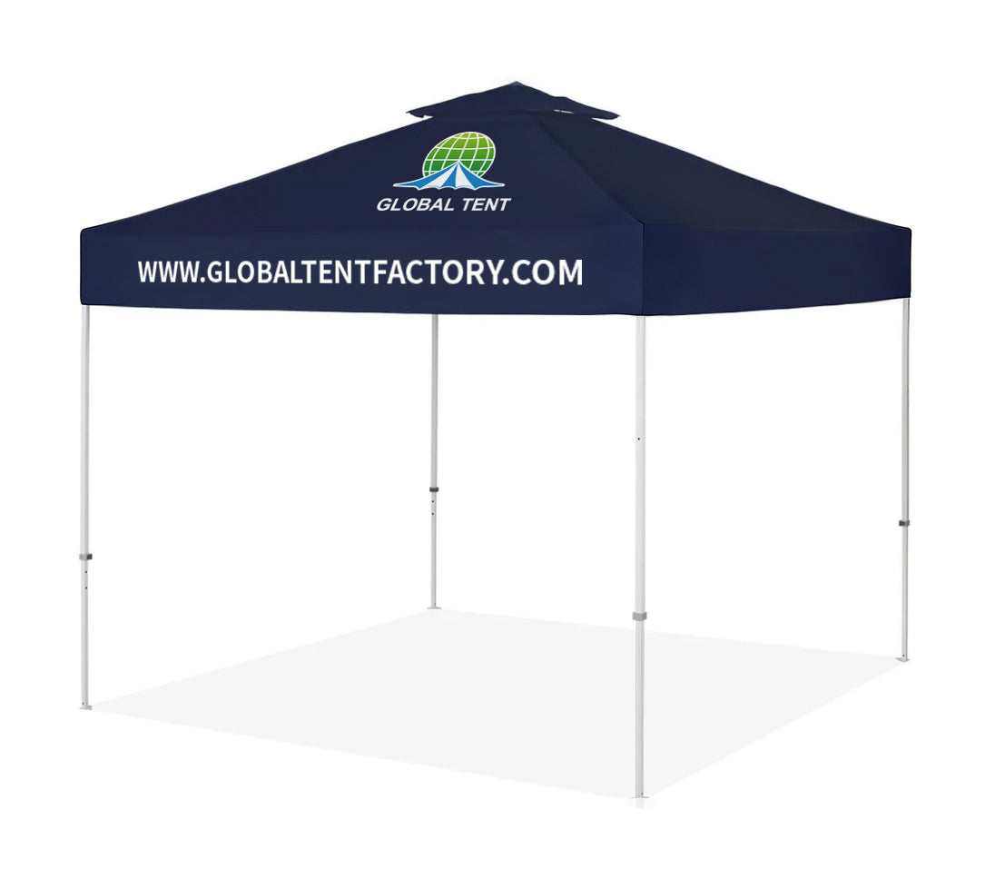 Custom Advertising Canopy Tent: Double-Layer Roof