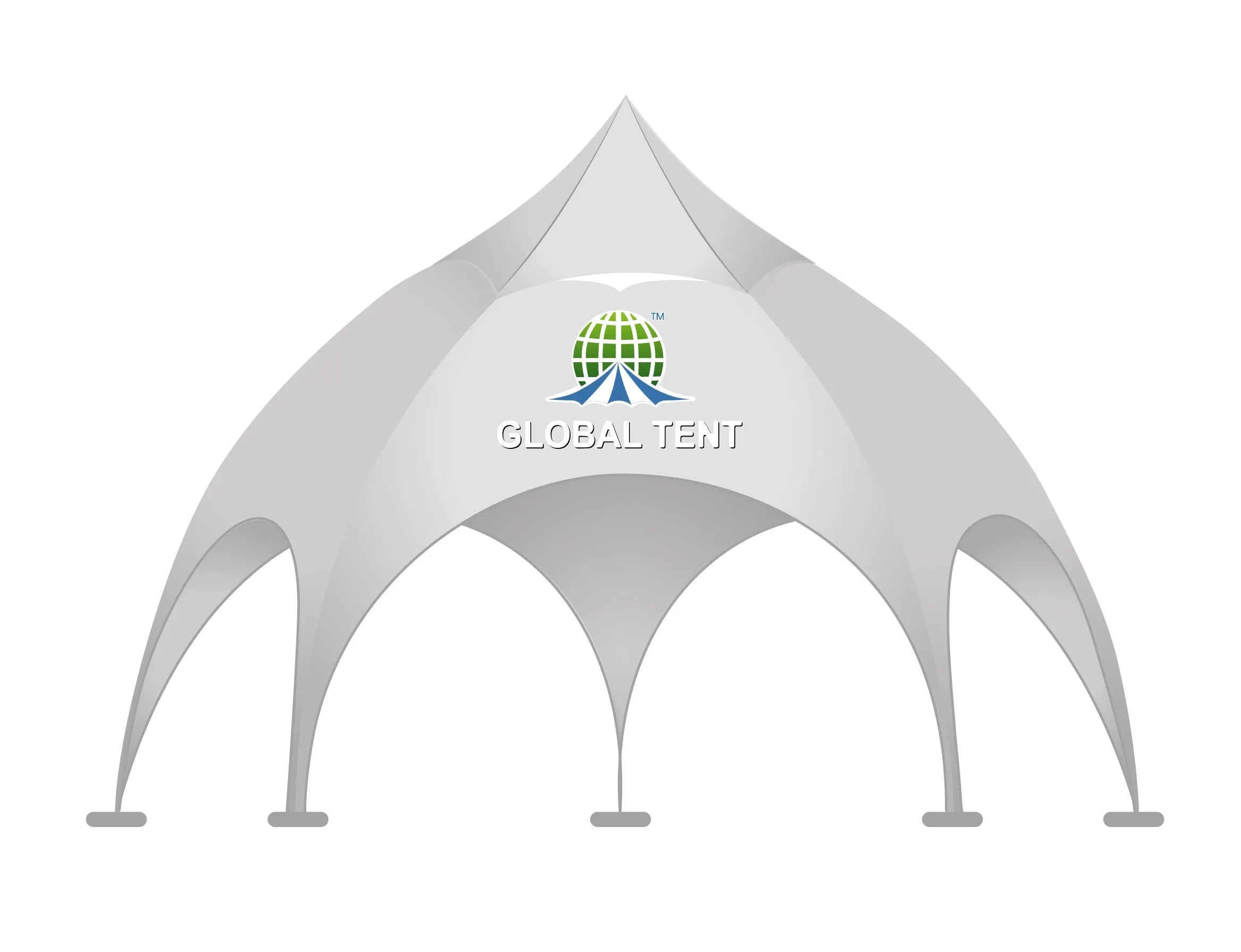 Printed Panache: Custom Arch Dome Tent with Walls