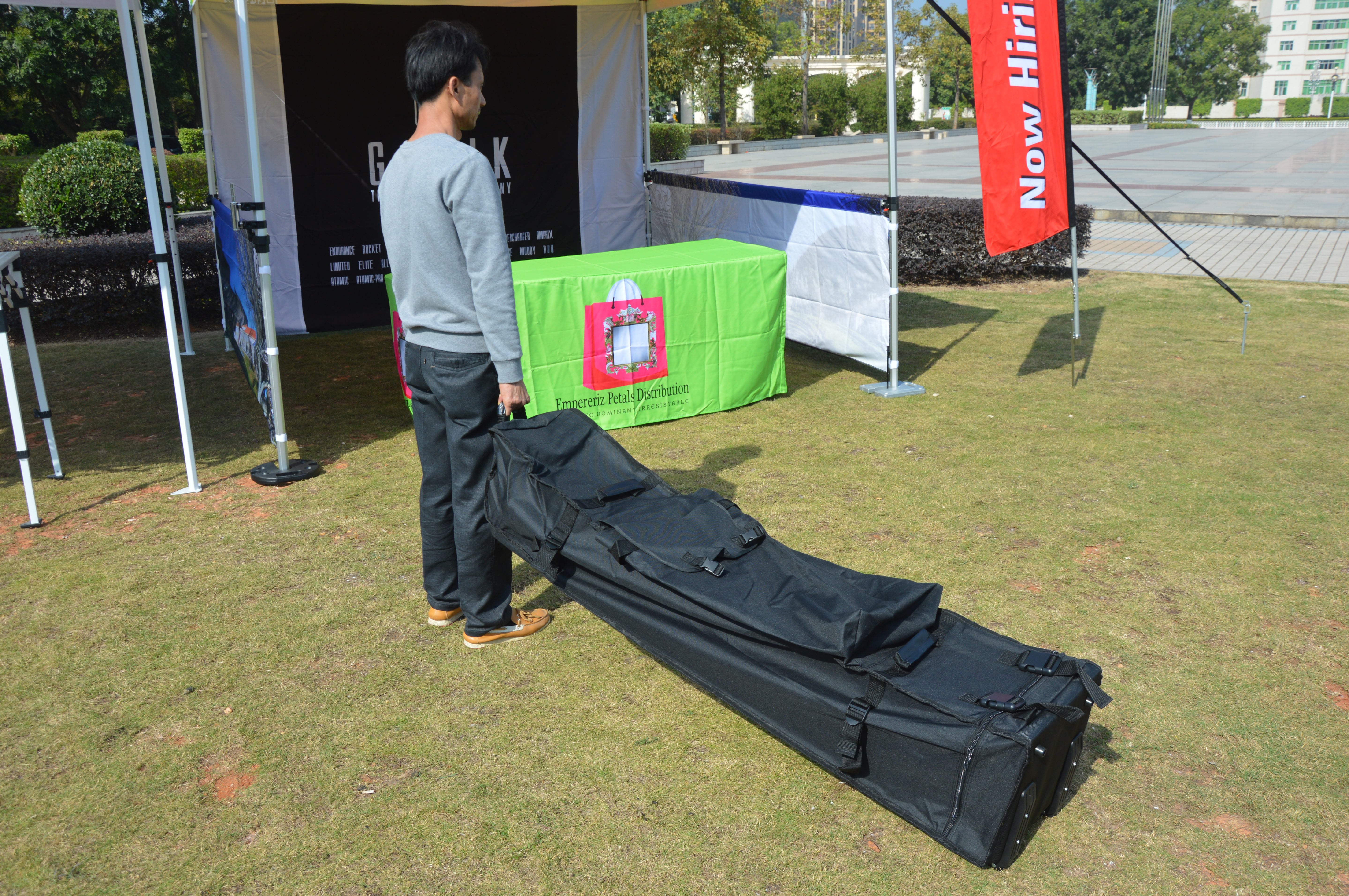 Economical Carry Bag for Pop Up Tent Poles & Frame Parts, Durable Water-Resistant Transport Storage Solution