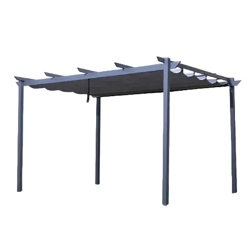 Versatile Elegance: Aluminum Pergola With Retractable Roof