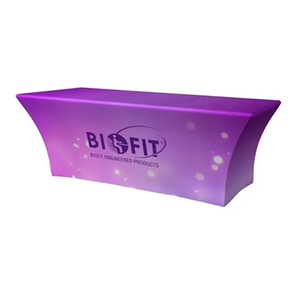 Stretchable Advertising Tablecloth | Provides a snug fit for a professional-grade brand display solution