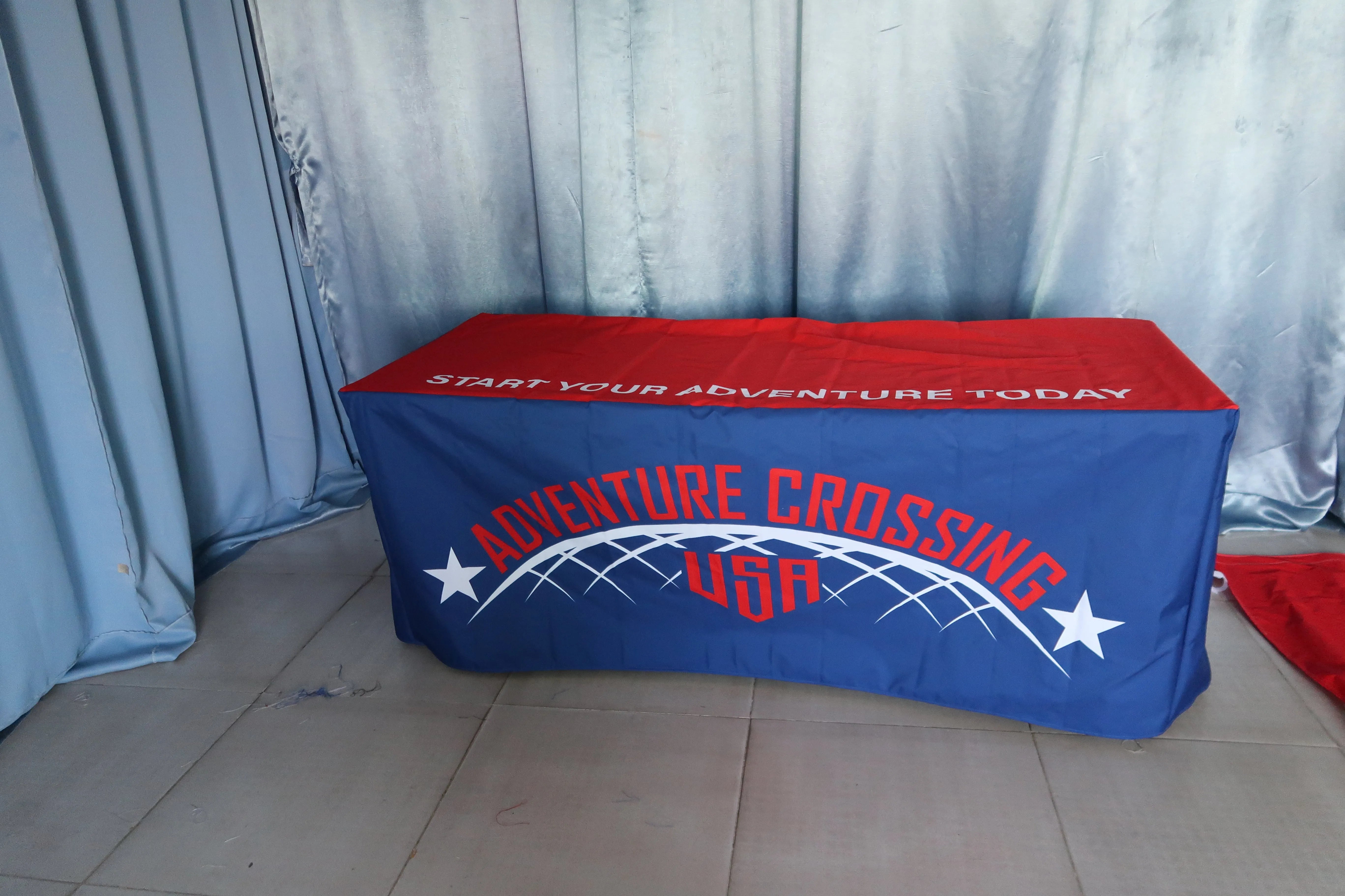 Branded Elegance: Custom Advertising Table Cover