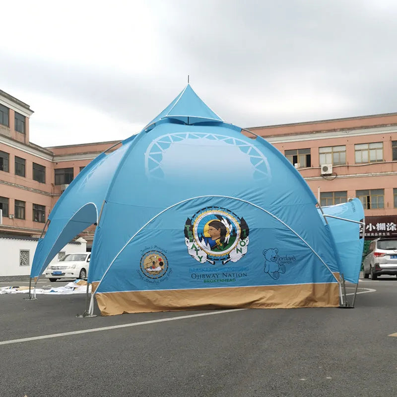 Majestic Centerpiece: 20'x20' Custom Arch Dome Tent