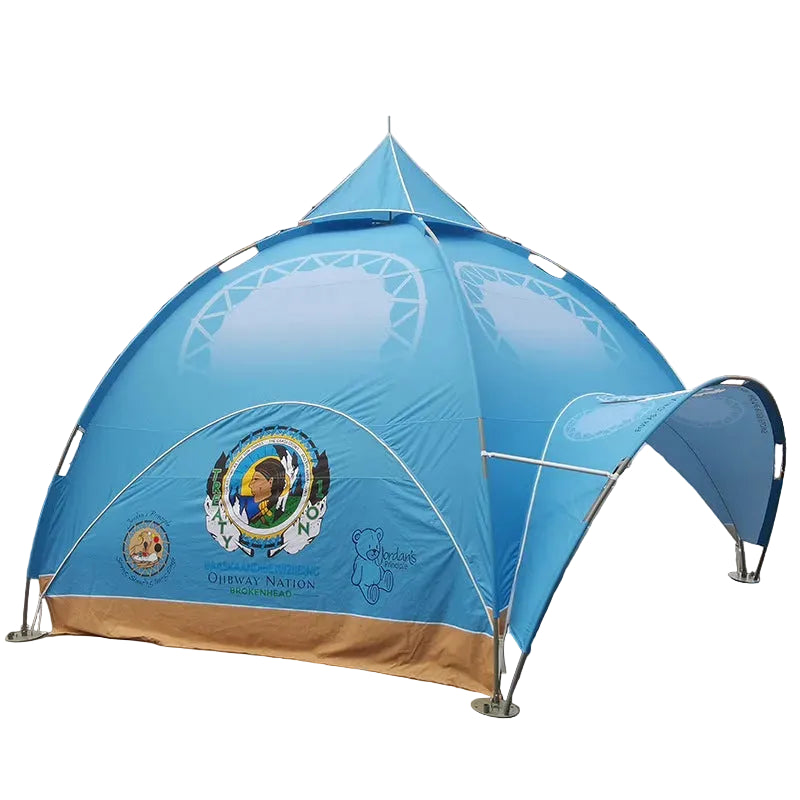 Majestic Centerpiece: 20'x20' Custom Arch Dome Tent