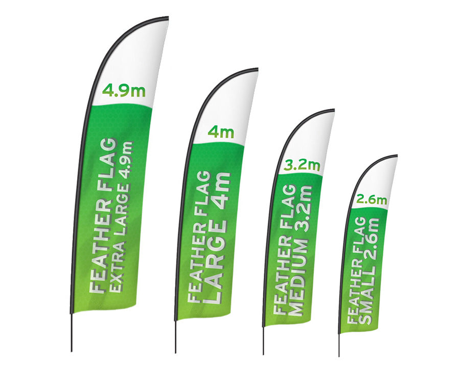 7.5ft Feather Flag | Lightweight and flowing, creating an elegant and dynamic advertising image(No Base)