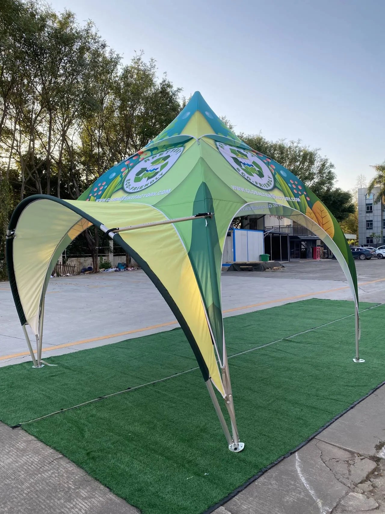 Distinctive Elegance: 10'x10' Custom Arch Dome Tent