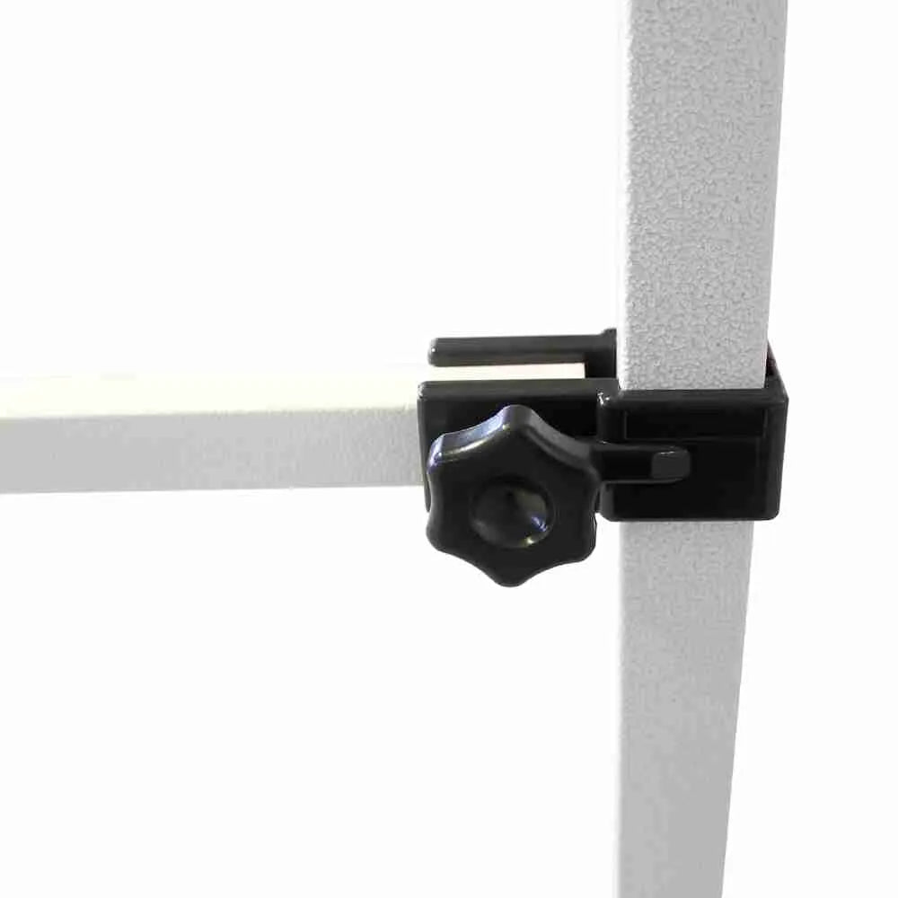 Sturdy Support: Trade Show Tent Half Wall's Aluminum Sidebar