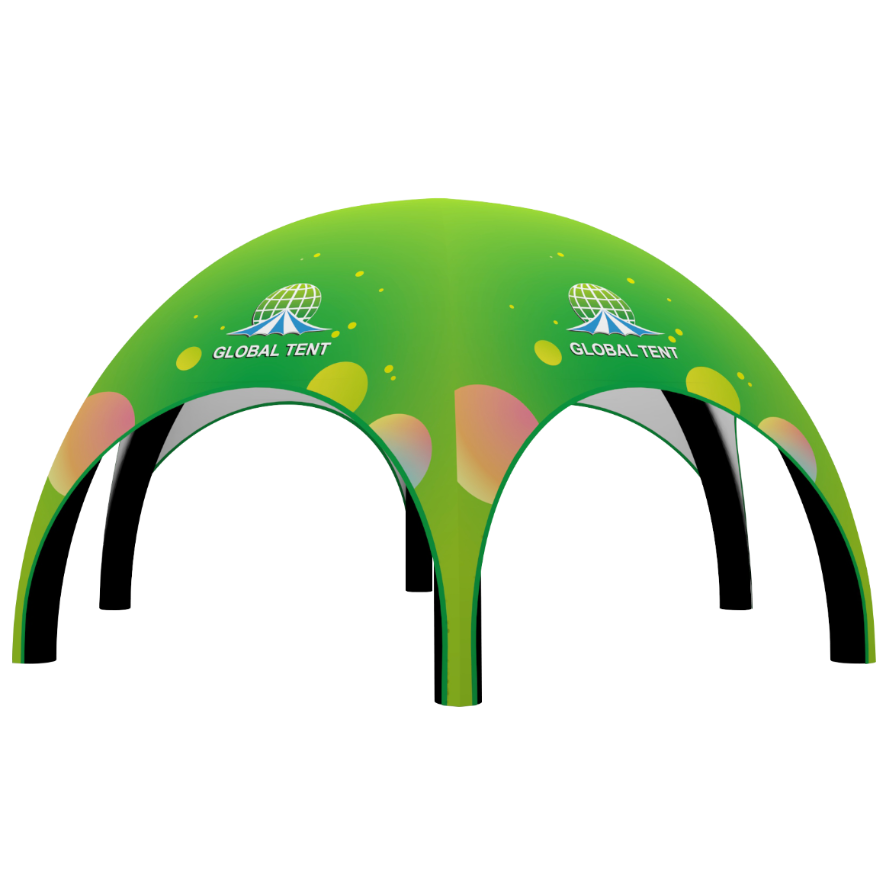 X-shaped hexagonal inflatable tent: 6.5m*6.5m A Fast, Stable Outdoor Space