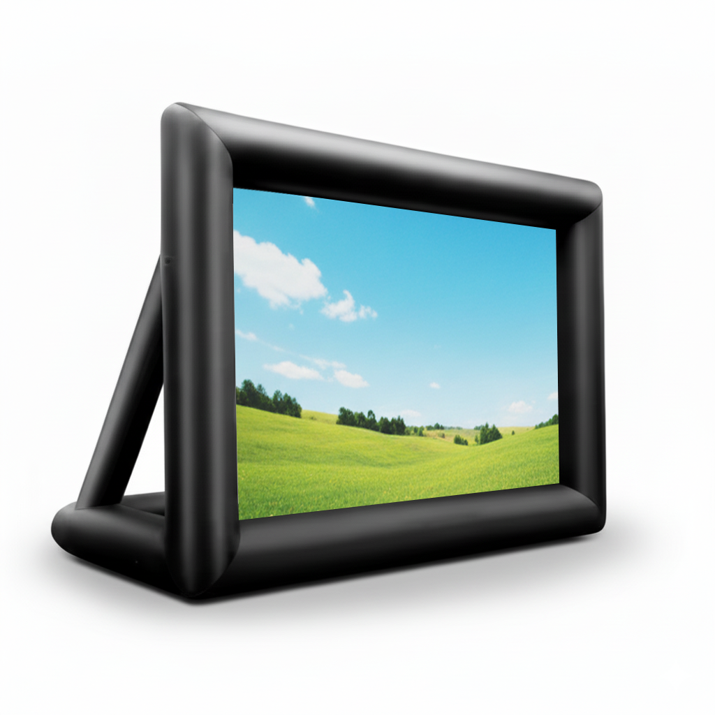 Inflatable Screen—13’Quick Setup, Portable Outdoor Movie Screen