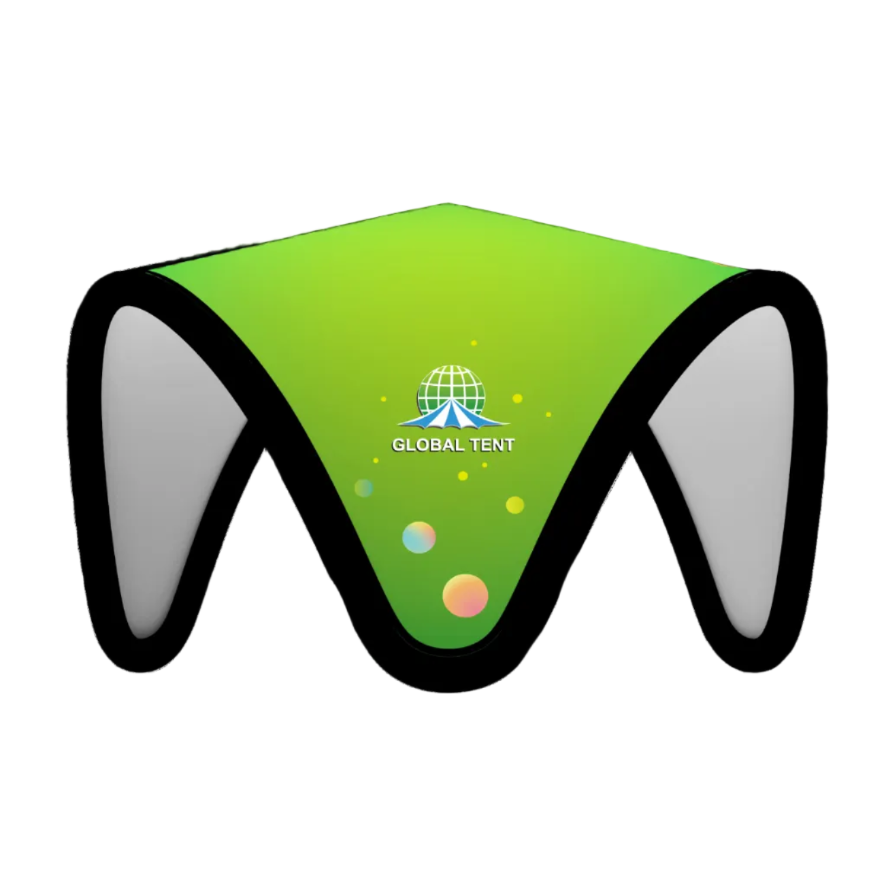 Inflatable V-shaped tent: 4m*4m Custom Inflatable Tent