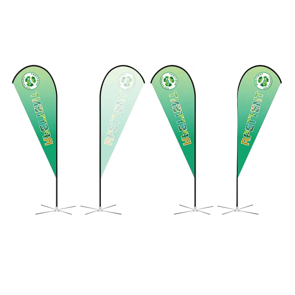 Vibrant Branding: Custom RPET Advertising Flags Printing