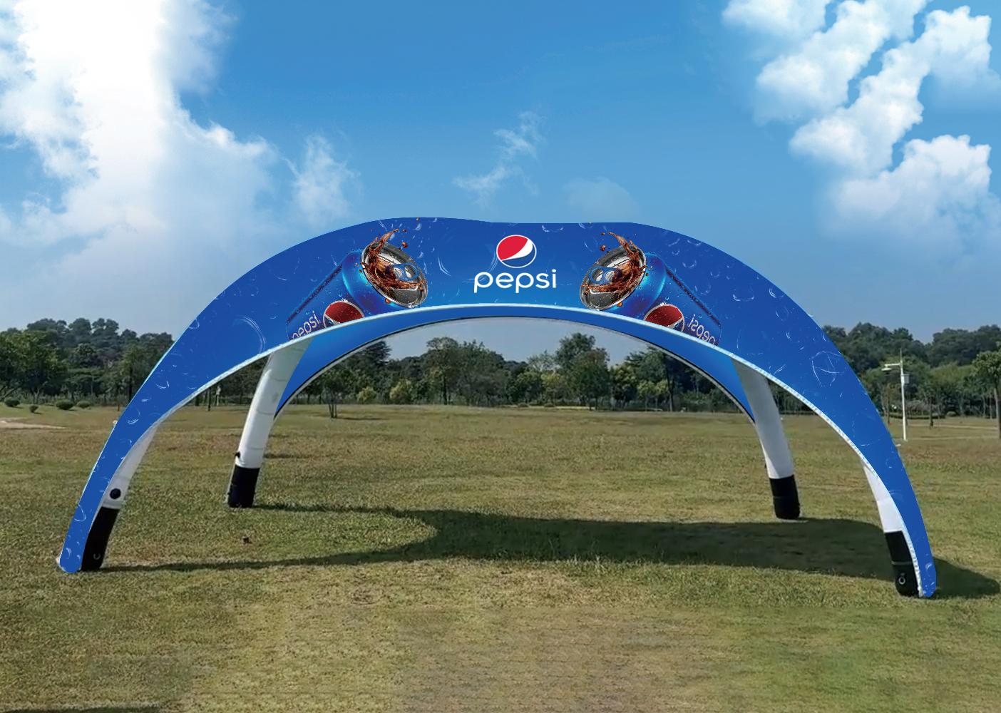 New X-shaped inflatable tent: 10ft×15ft Custom Inflatable Tent