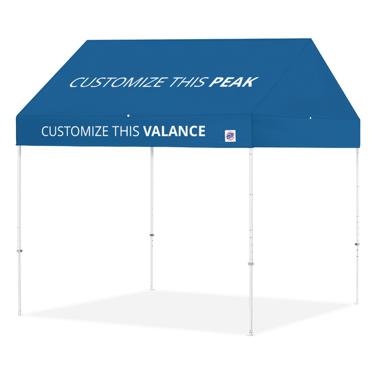 Flat-roof tent:10'x15' Custom Advertising Canopy Tent