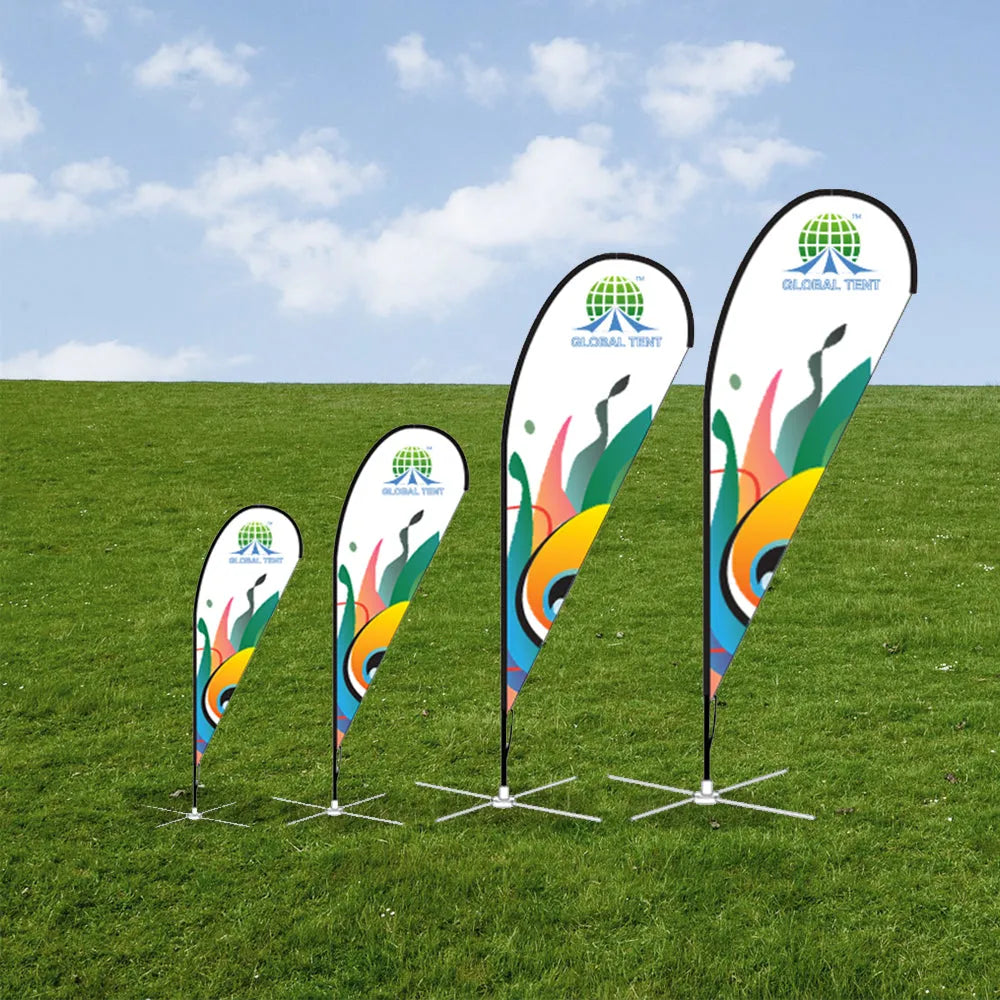 Vibrant Branding: Custom RPET Advertising Flags Printing
