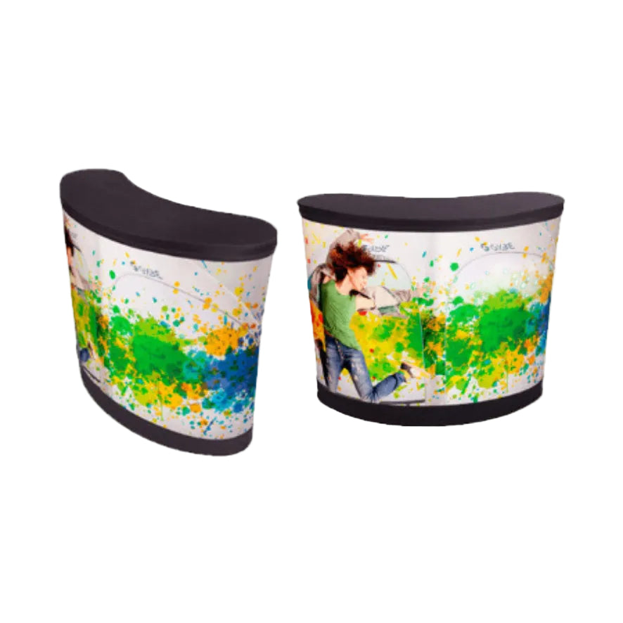 Inflatable counters: Modular branding solutions for rapid deployment