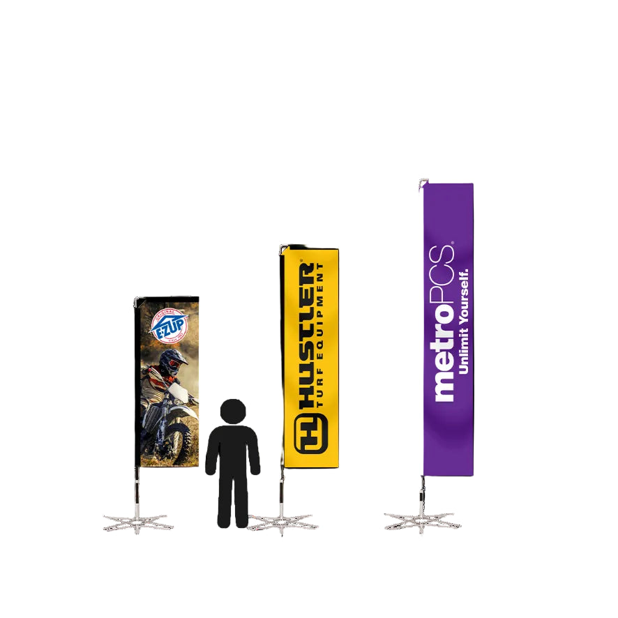 10ft Square Flag | Classic and versatile, a cornerstone for showcasing your company's brand image(No Base)
