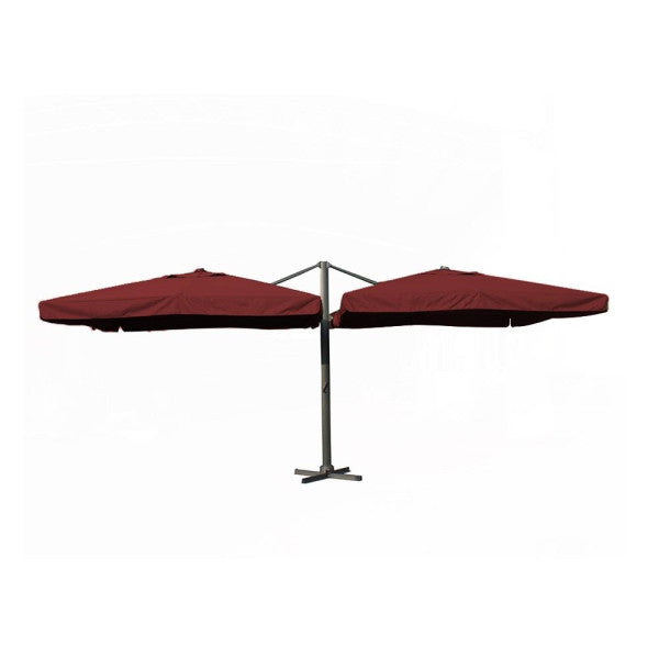 Luxury Elegance: Custom Double-Sided Cantilever Hanging Umbrella
