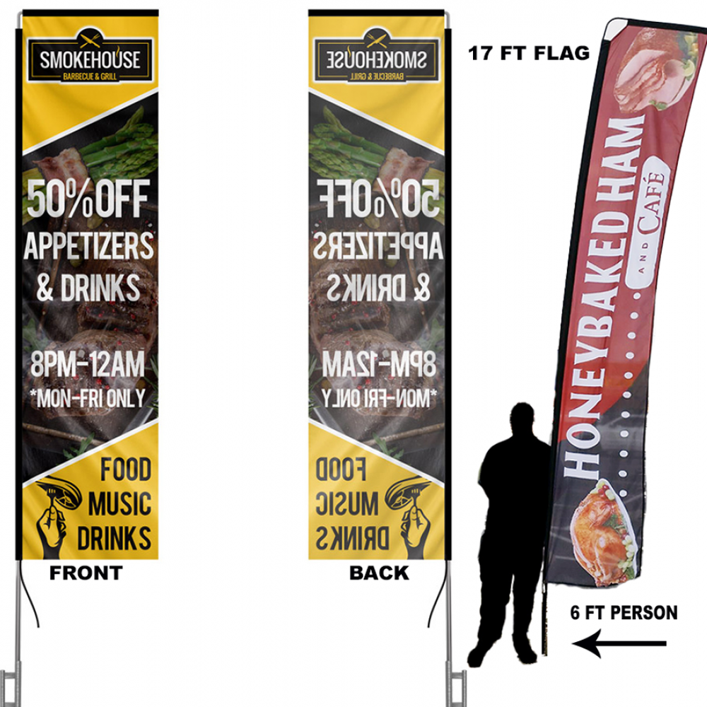 10ft Square Flag | Classic and versatile, a cornerstone for showcasing your company's brand image(No Base)