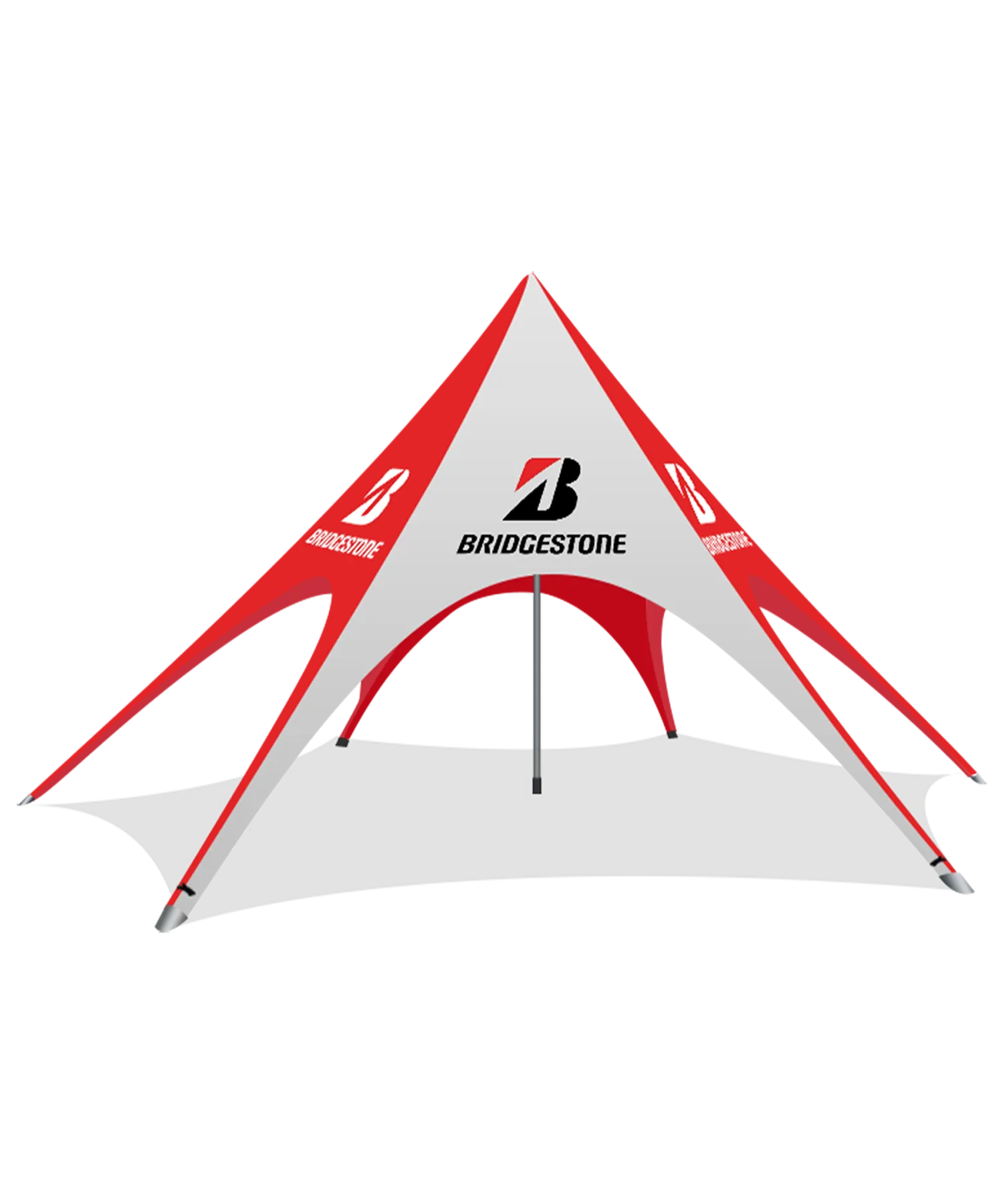 Starlight Elegance: Custom Single Peak Star Tent
