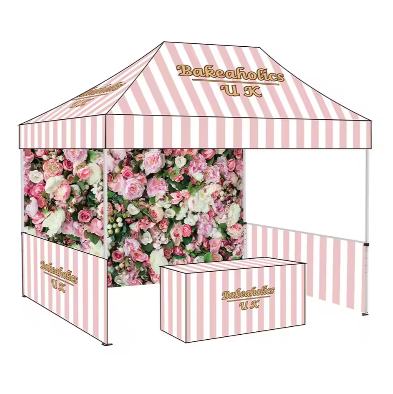 Customizable Patterns：10'x10' Custom Advertising Canopy Tent