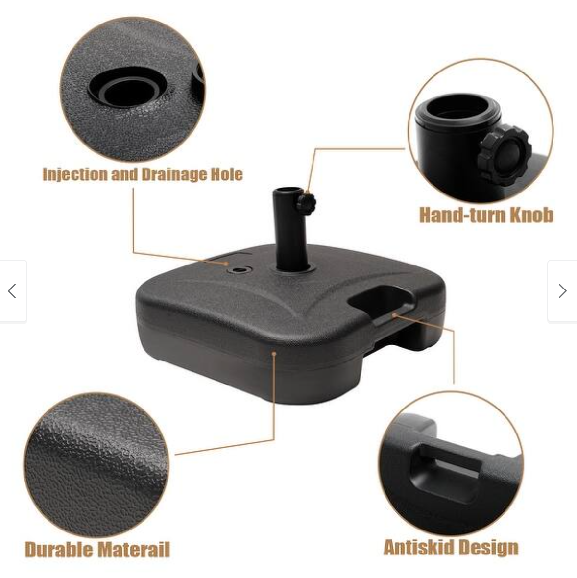 Versatile Support: All Style Umbrella Base