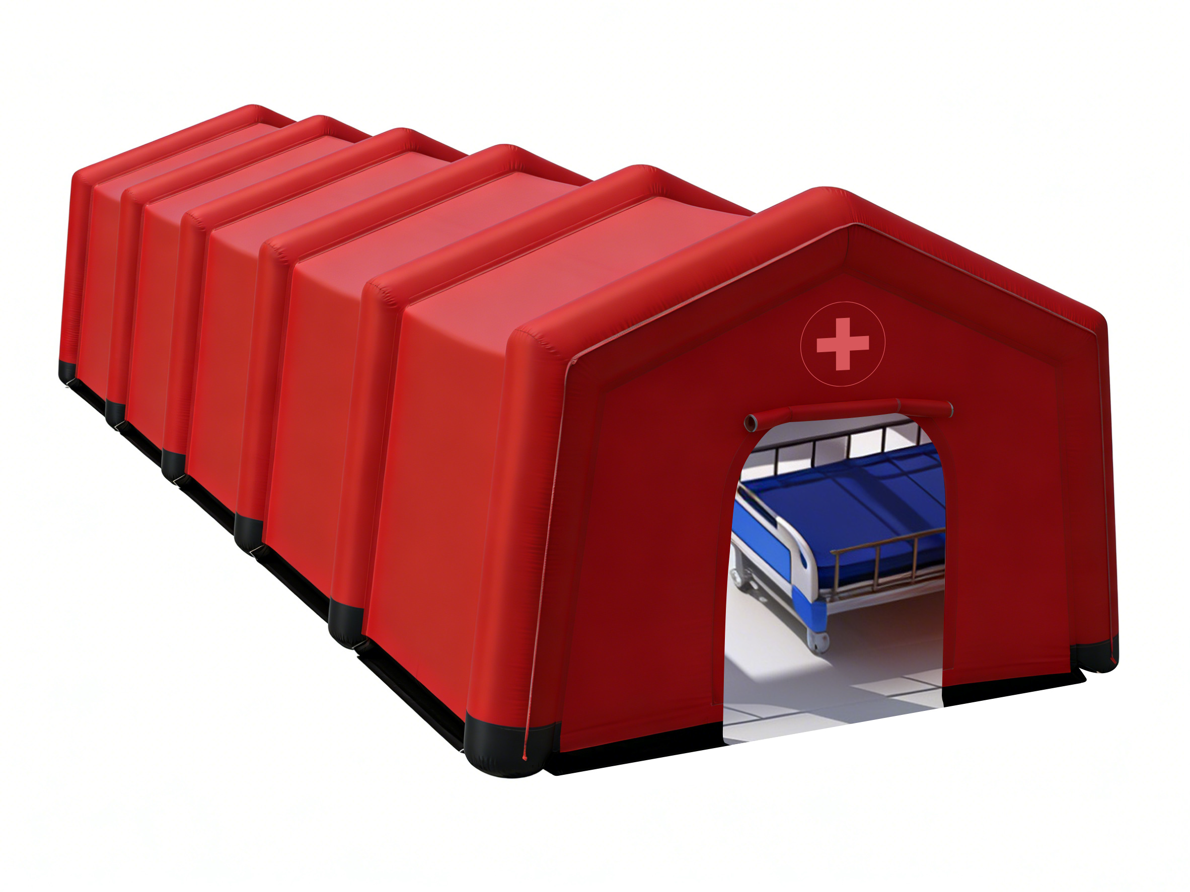 8x5m inflatable emergency relief tent: Quick deployment, reliable shelter