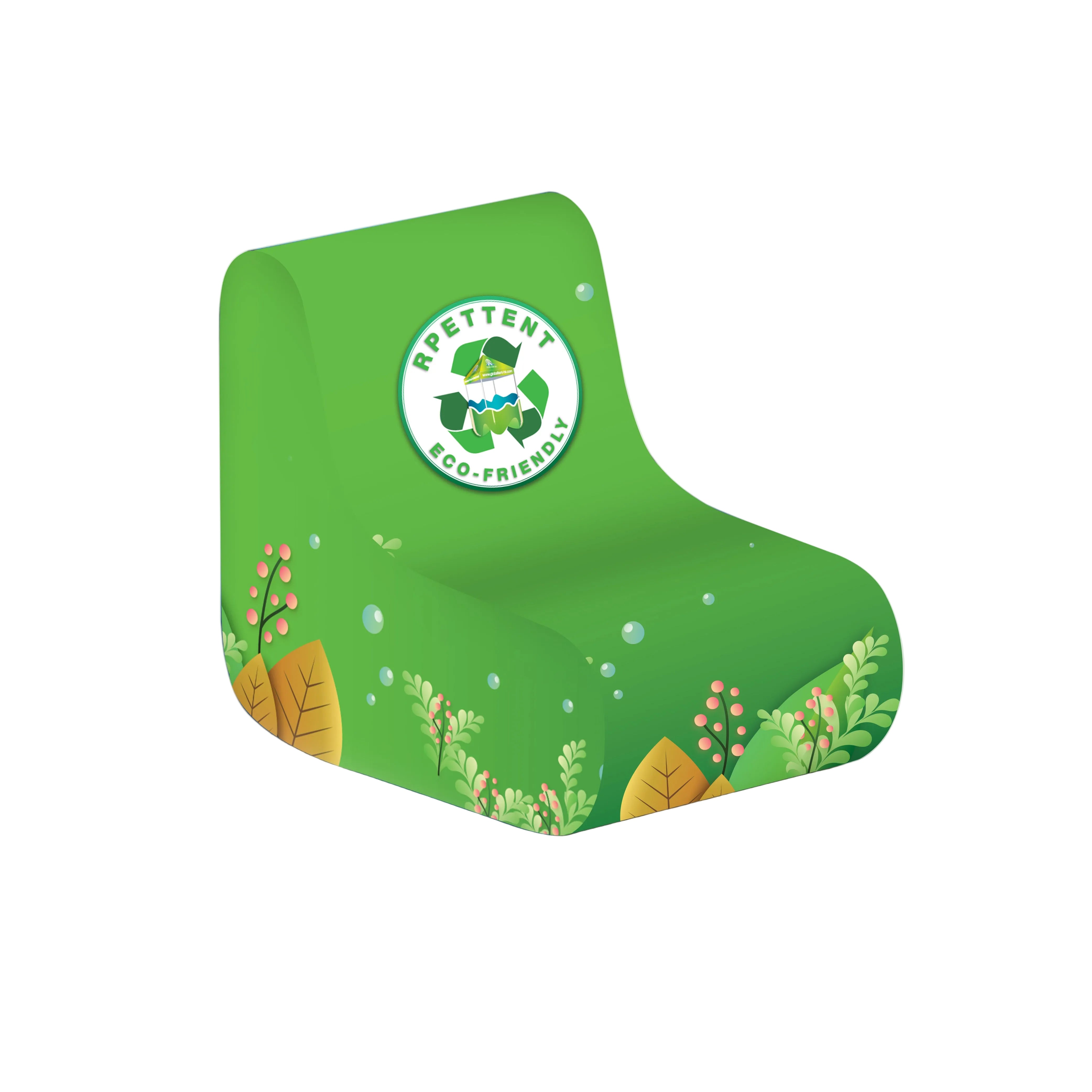 Modular Inflatable Armchair | Eco-friendly single-seater chair made from RPET, compatible with sofa sets.