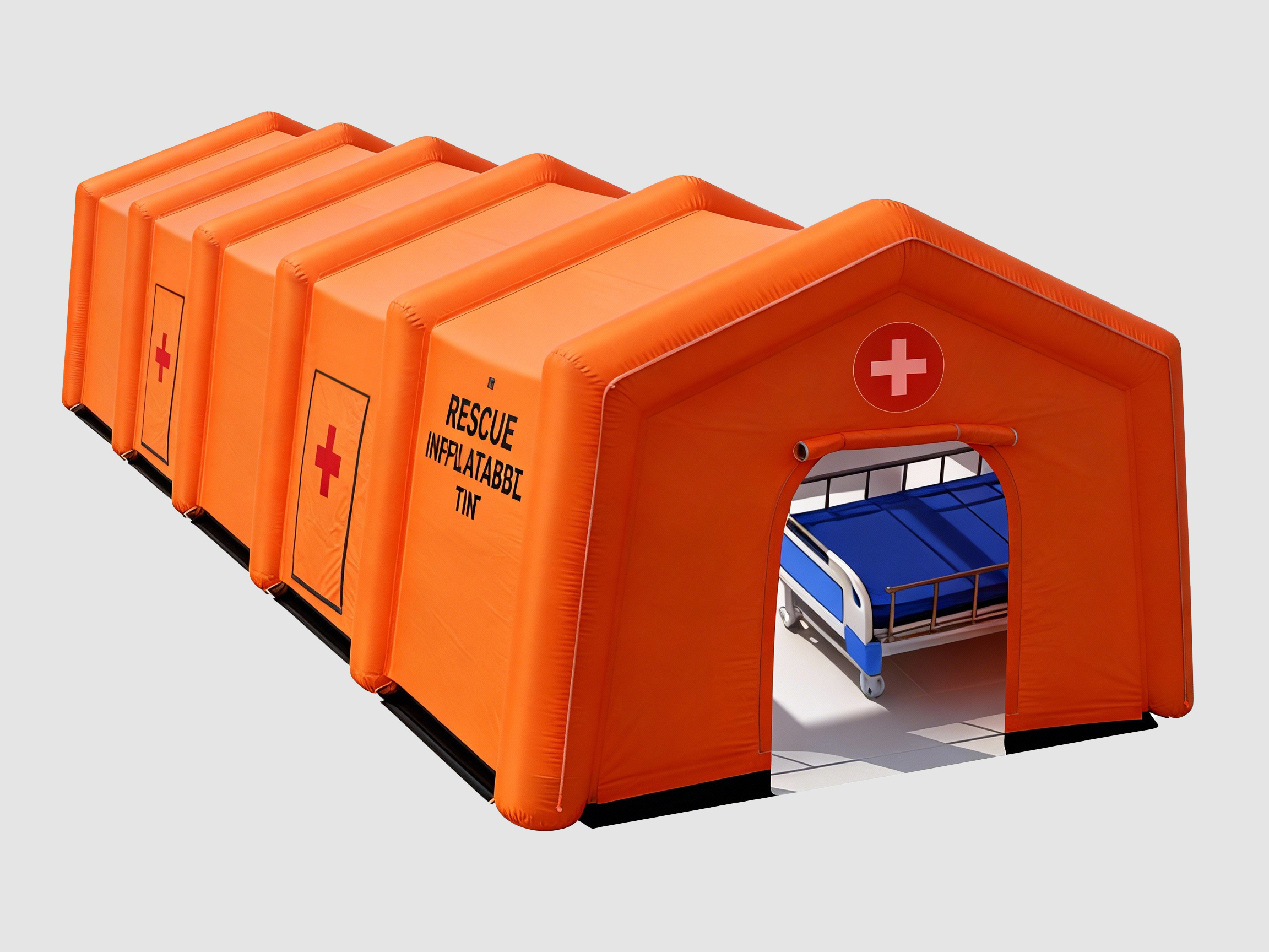 8x5m inflatable emergency relief tent: Quick deployment, reliable shelter