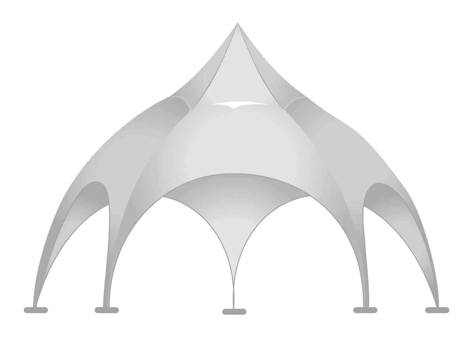 Grand Gathering: 16'x16' Custom Arch Dome Tent