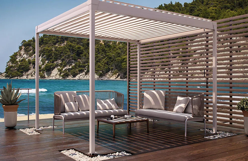 Versatile Outdoor Oasis: Aluminum Multifunction Pergola
