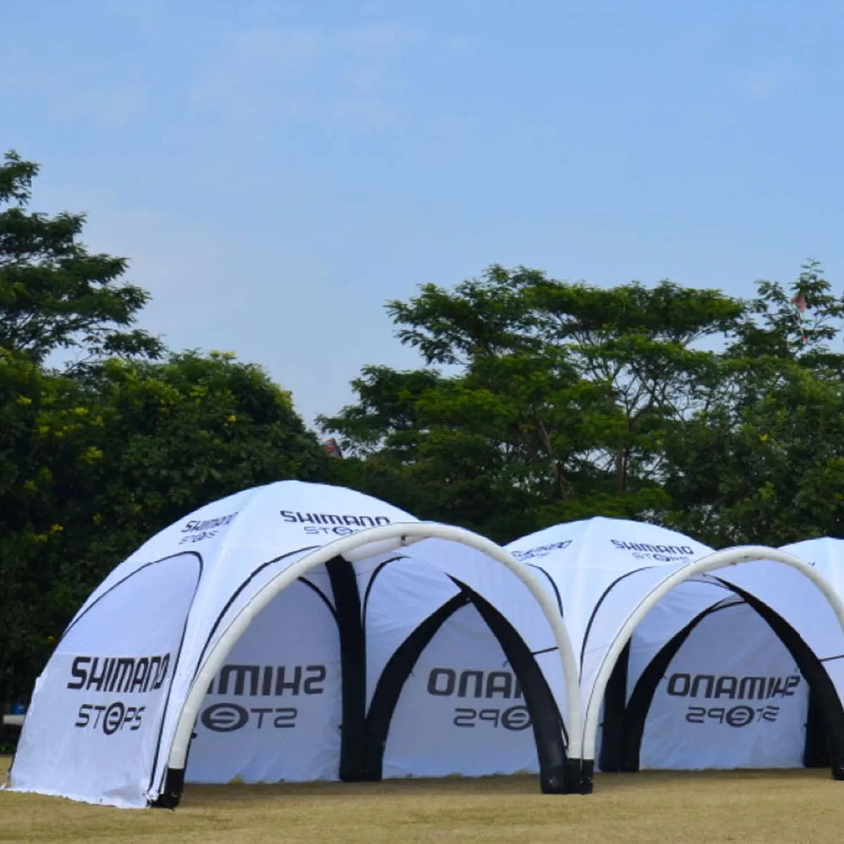 Inflatable Charm: 13'x13' RPET Custom Inflatable Tent