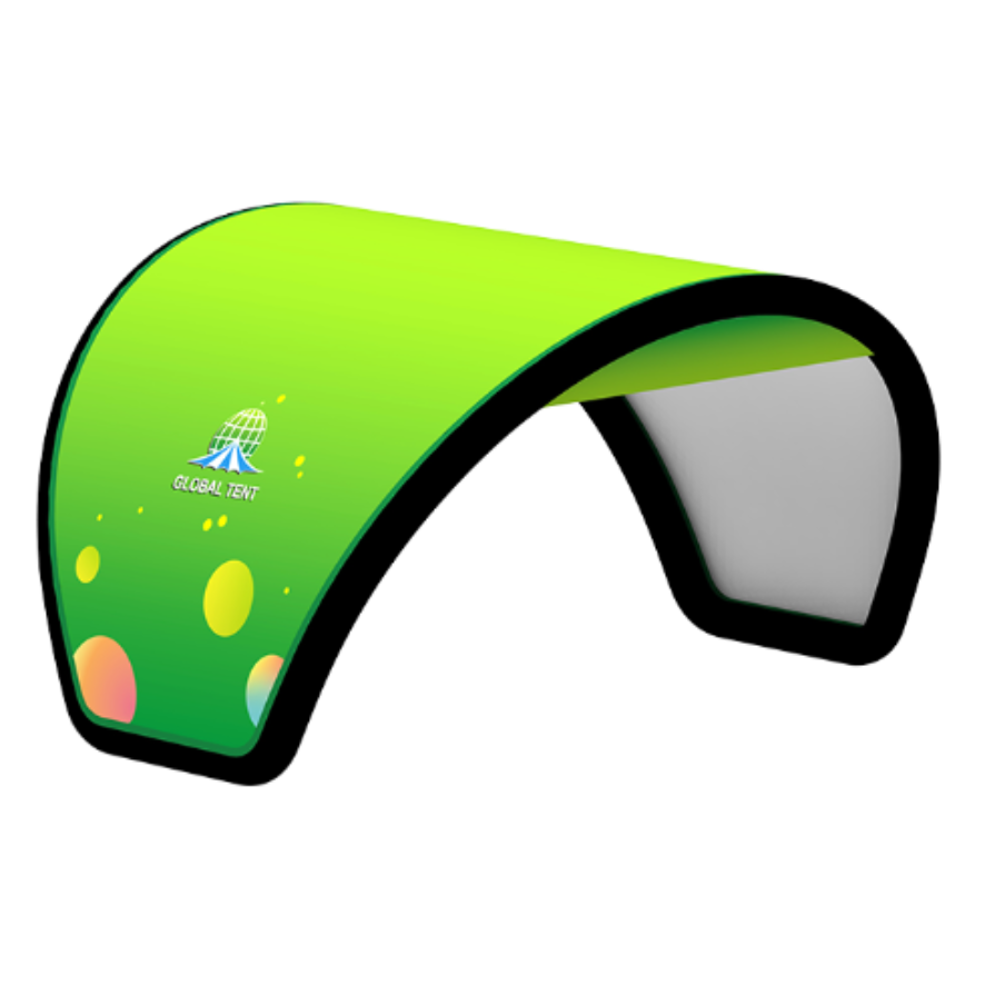 Inflatable U-shaped tent: 10'x10' Custom Inflatable Tent