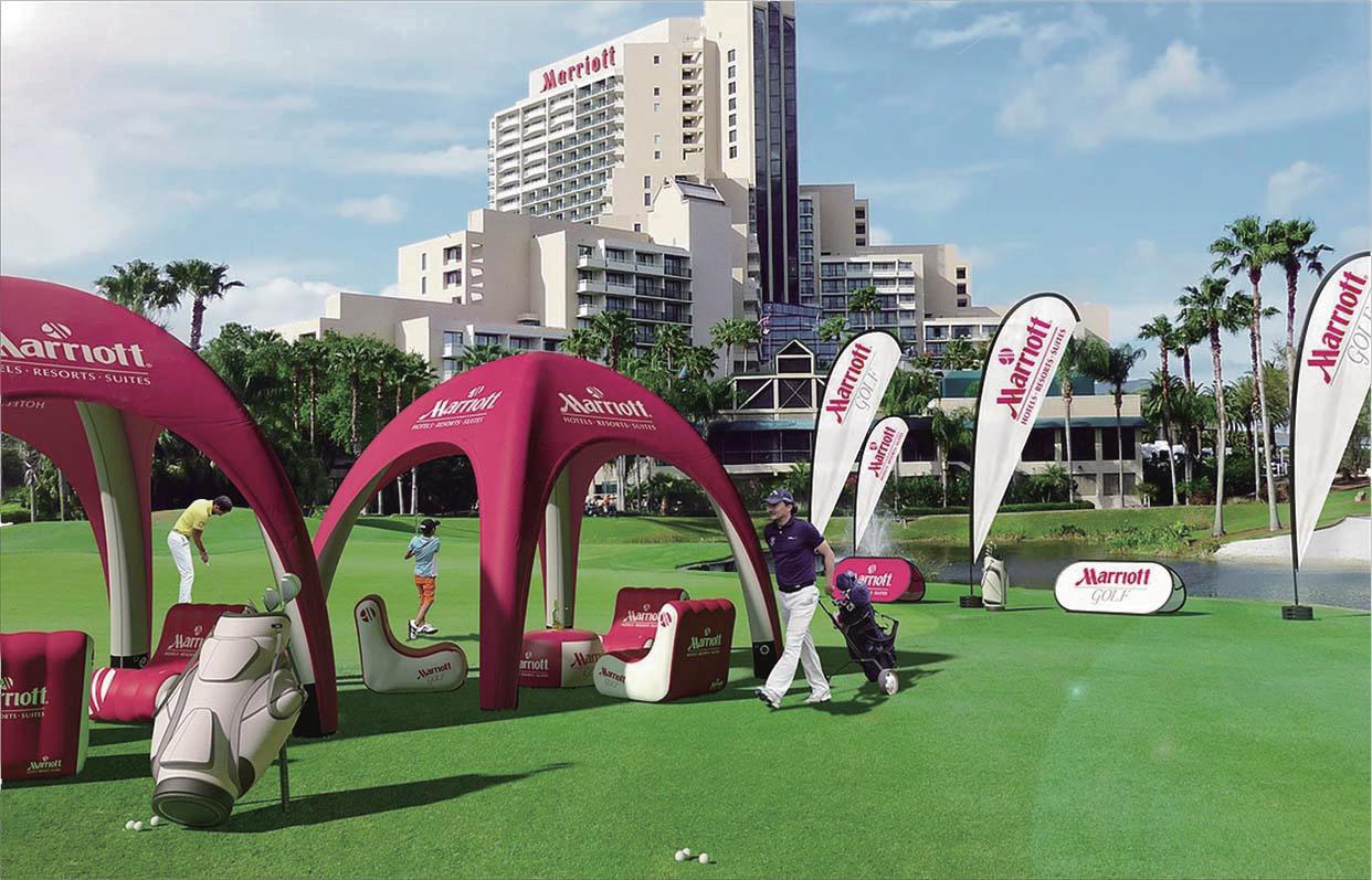 Inflatable X-shaped tent: 10ft×10ft Custom Inflatable Tent