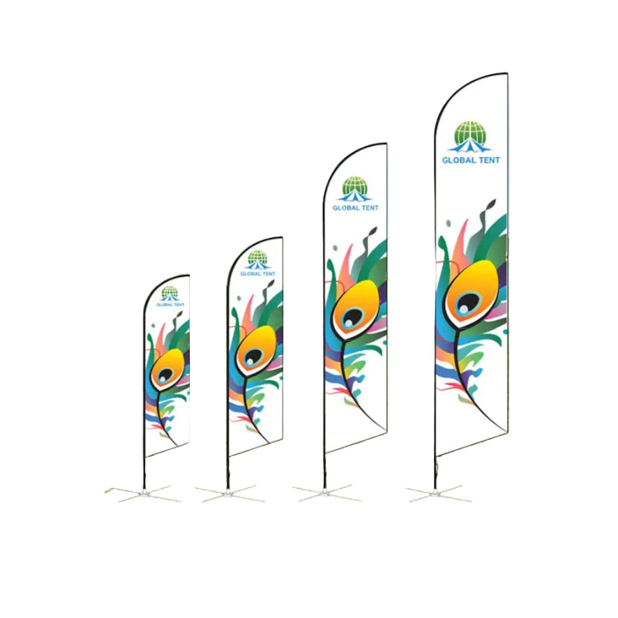 7.5ft Feather Flag | Lightweight and flowing, creating an elegant and dynamic advertising image(No Base)