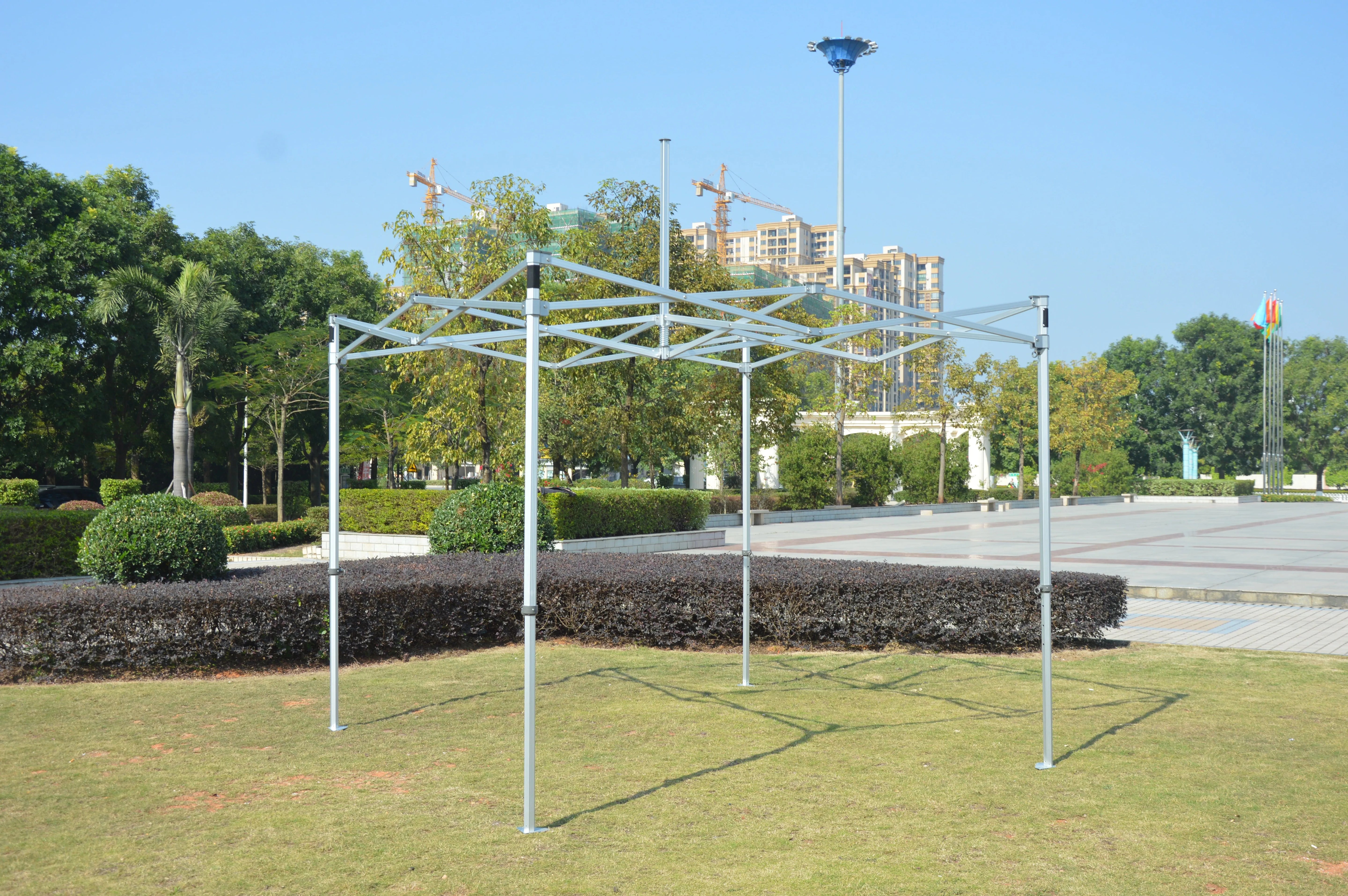 Sturdy Framework: Top 50mm Hex-Aluminum Trade Show Tent Frame