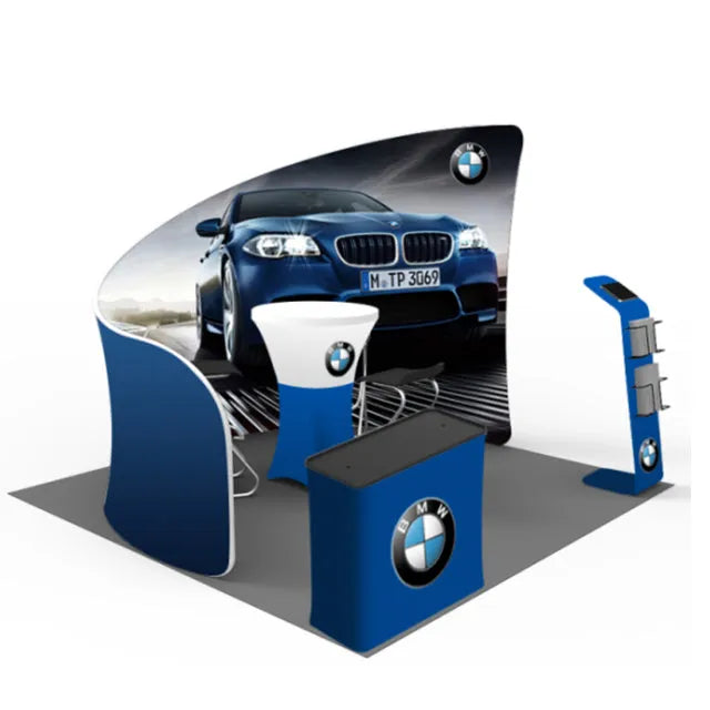 Stand out at exhibitions with our 10'x10' Custom Exhibition Booth – a unique and customizable space to showcase your brand and leave a lasting impression.