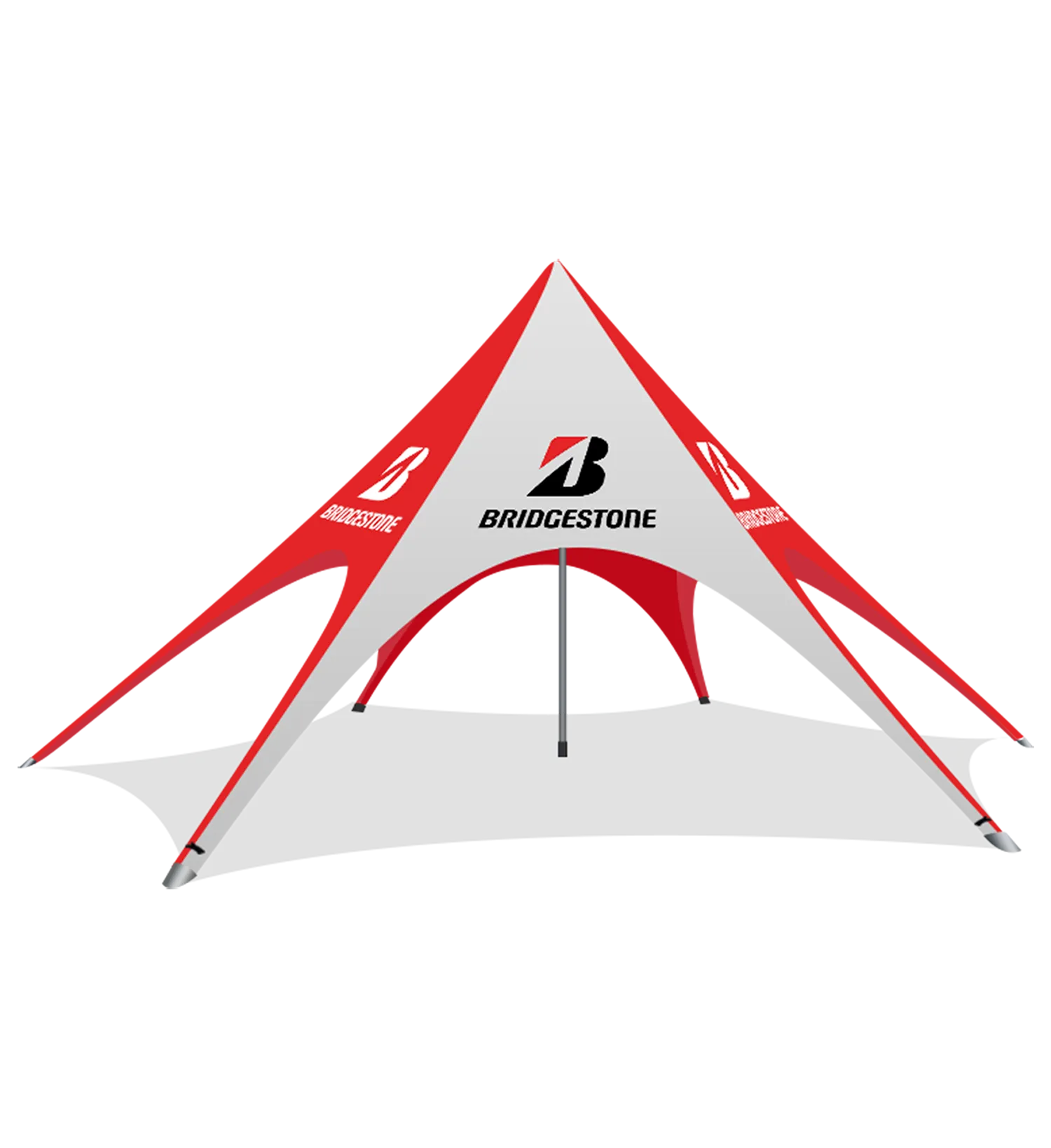 Starlight Elegance: Custom Single Peak Star Tent