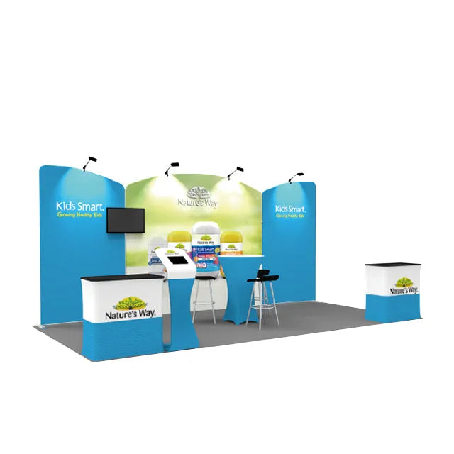 Stand Out Grandeur: 10' x 20' Custom Exhibition Booth